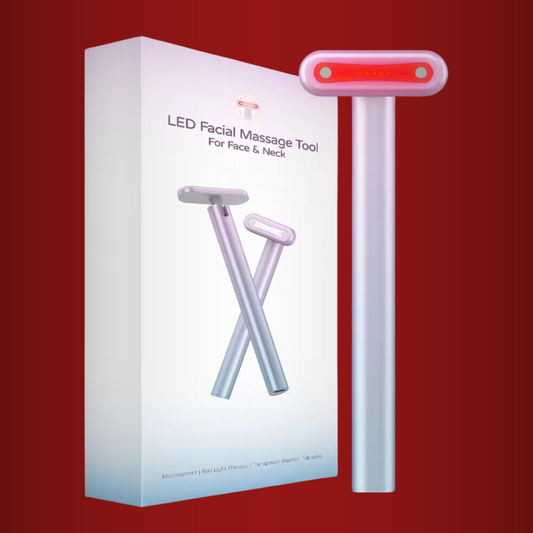 LED Red Light Facial Massager Tool