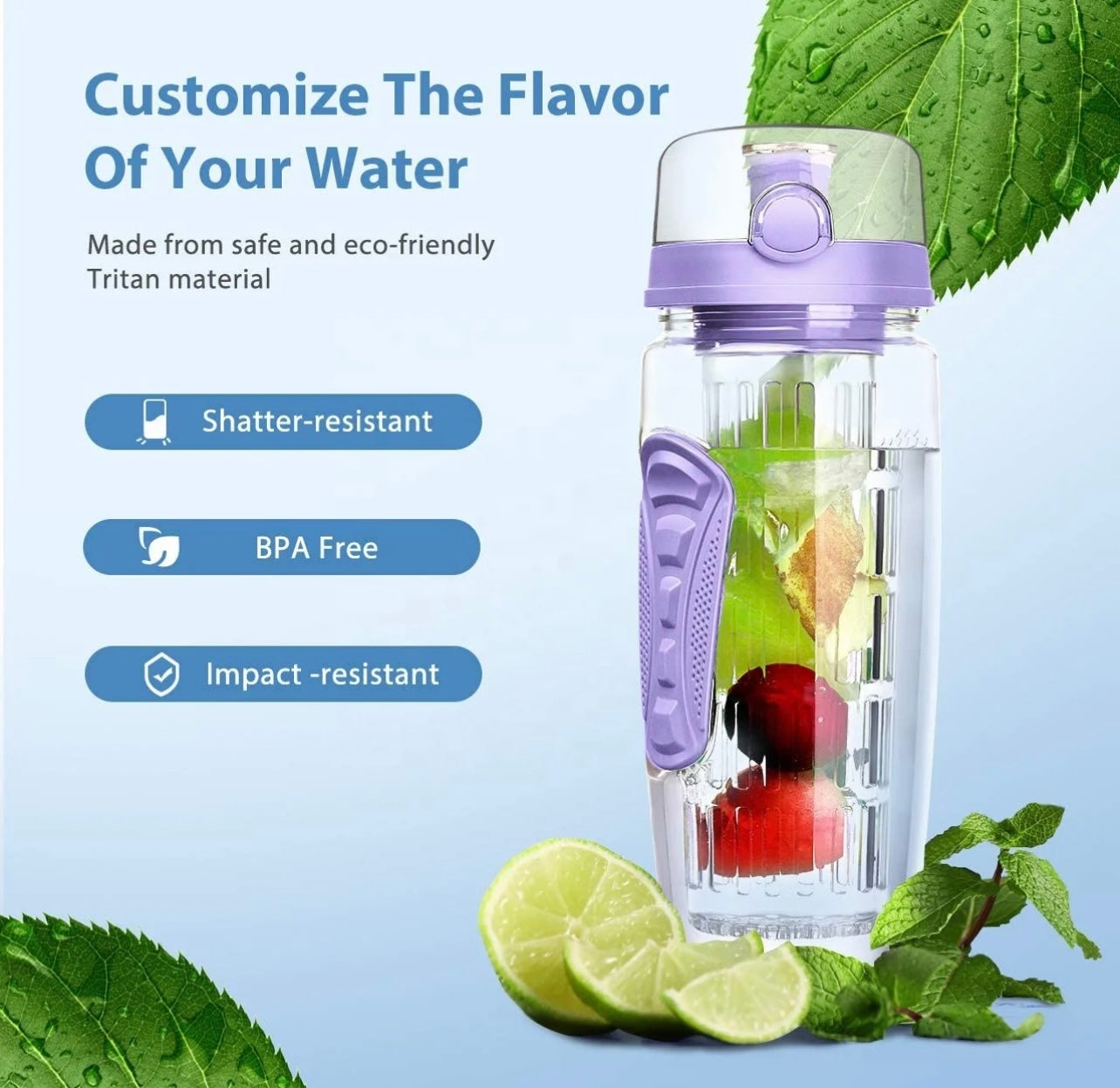 Fruit Infused Water Bottle